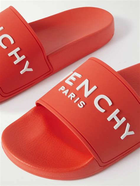 orange givenchy slides|Givenchy slides for sale.